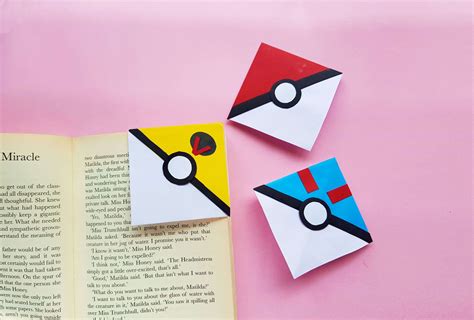 Origami Pikachu Bookmark