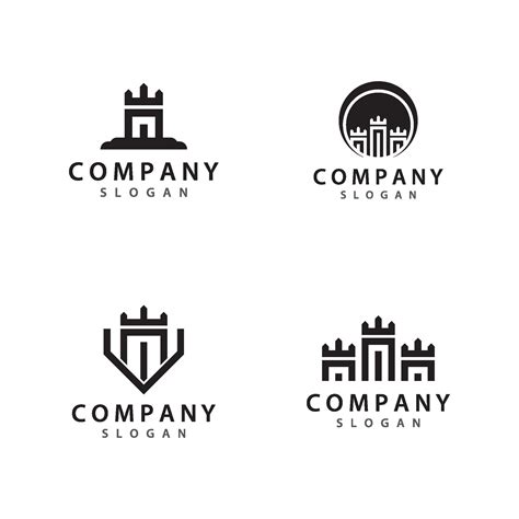 Castle Logo Vector Art, Icons, and Graphics for Free Download