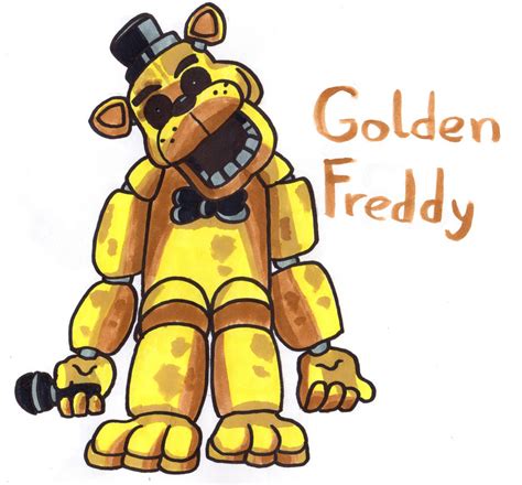 Golden Freddy by YouCanDrawIt on DeviantArt