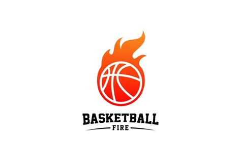 Basketball Fire Logo (780909)