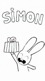 48  Simon The Rabbit Coloring Pages Adventures To Print sketch template