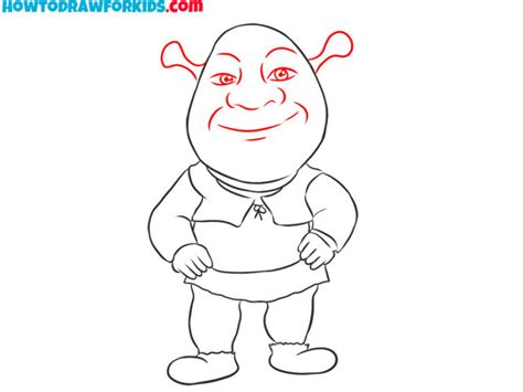 How To Draw Shrek Shrek Drawing Draw And Color Shrekdraw And Color | Porn Sex Picture