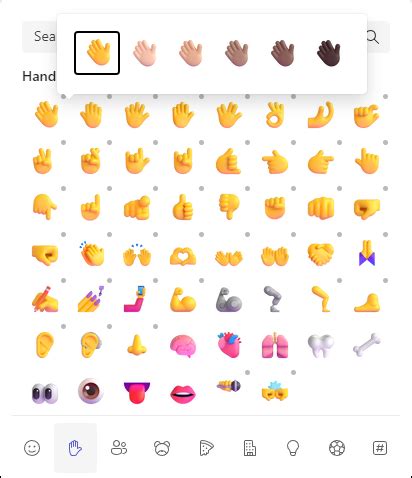 View all available emojis in Microsoft Teams (free) - Microsoft Support
