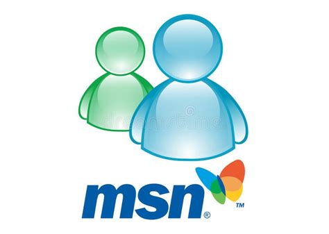 MSN Messenger Logo editorial stock photo. Illustration of format - 129294088