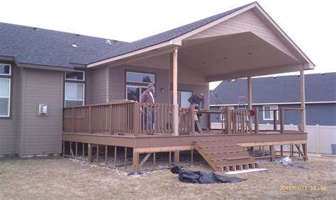 Would love a big covered deck. | Covered Deck | Pinterest