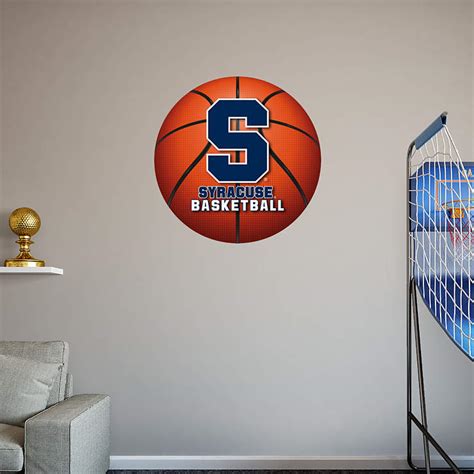 Syracuse Orange Basketball Logo Wall Decal | Shop Fathead® for Syracuse Orangemen Decor