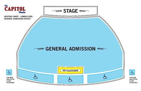 Seating Charts | The Capitol Theatre