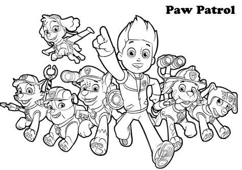 32 Paw Patrol Coloring Pages: Printable PDF - Print Color Craft