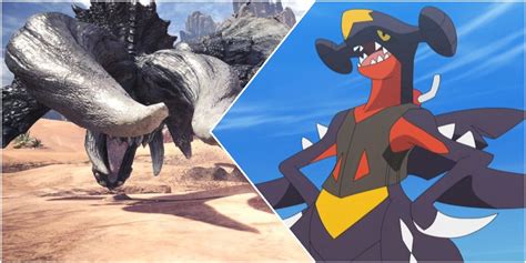 Pokemon Fan Art Combines Garchomp With Monster Hunter