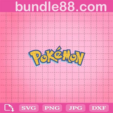 Pokemon Logo Svg SVG PNG DXF EPS Cricut Files March 2024