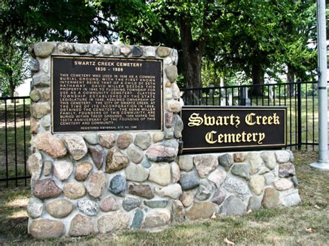 Swartz Creek Cemetery, Swartz Creek, MI - Burial Records