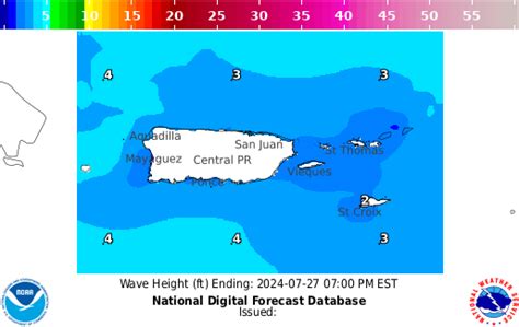 NOAA Graphical Forecast for Puerto Rico