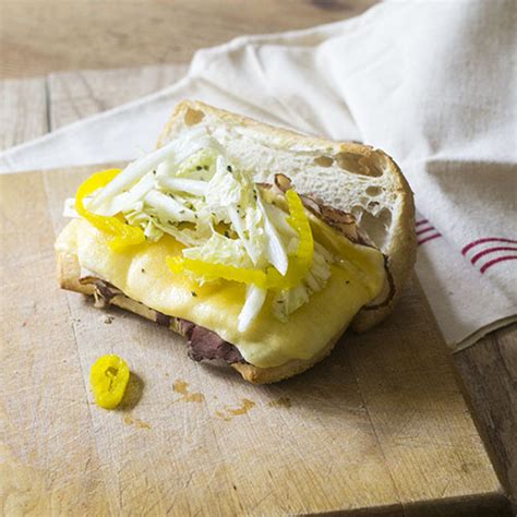 Beef Cheese Hoagie Sandwich 3 500 - Feed Your Soul Too