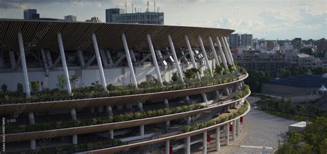 Tokyo Olympic Stadium / Japan National Stadium (photo taken July 2021) Stock Photo | Adobe Stock