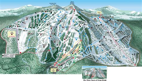 great divide Trail Map | Great Divide Ski Trail Map See map details ...