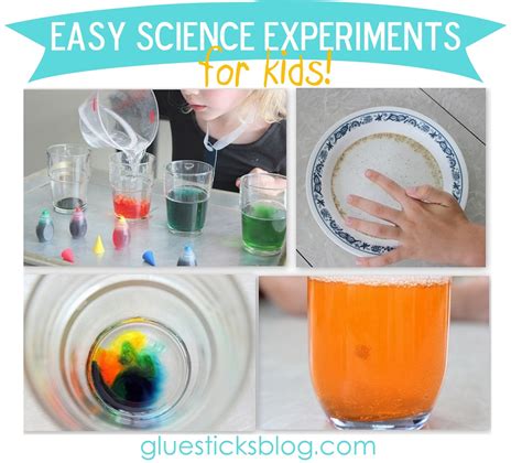 Easy Science Experiments for Kids | Gluesticks