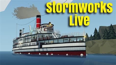 Stormworks LIVE Multiplayer | Stormworks: Build and Rescue - YouTube