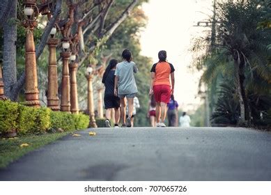 People Jogging Park Stock Photo 707065726 | Shutterstock