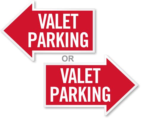 Valet Parking Signs - Top Selling Parking Signs