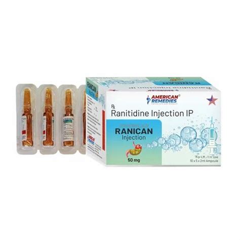 Ranitidine Hcl. 50mg Injection at Rs 5.44/vial | Ranitidine Injection in Surat | ID: 2850808031648