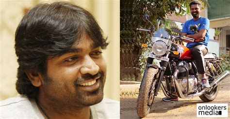 Vijay Sethupathi gifts a Royal Enfield bike to his 96 director!