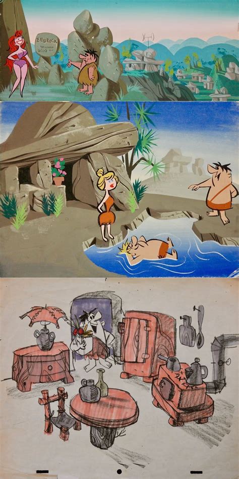 Early Flintstones concept art | The Flintstones | Know Your Meme