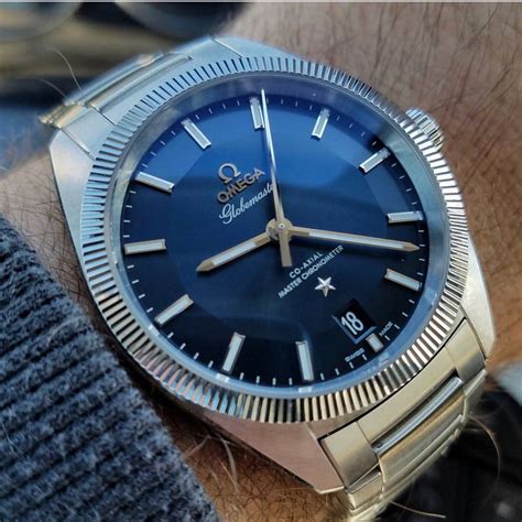 FS Omega Constellation Globemaster Full Set Blue Dial | Mens watches omega, Omega constellation ...