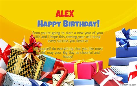 Happy Birthday Alex pictures congratulations.