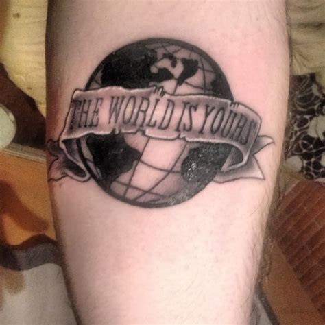 The World Is Yours Tattoo Blimp