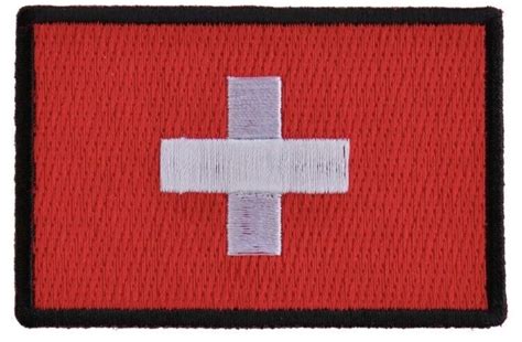 SWITZERLAND FLAG SWISS CROSS EMBROIDERED IRON ON PATCH | eBay