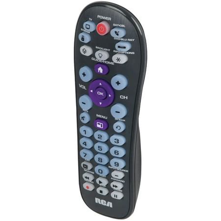 RCA RCR413BHE 4-device Big Button Universal Remote With Streaming ...