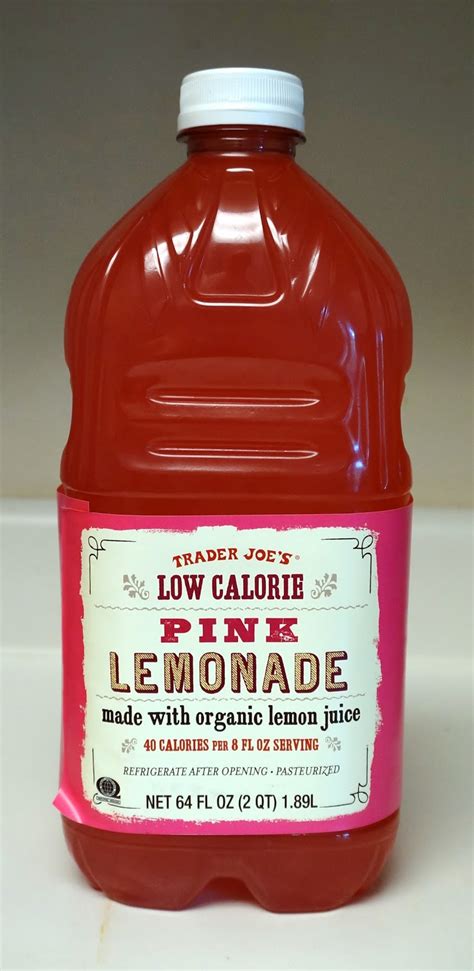 Exploring Trader Joe's: Trader Joe's Low Calorie Pink Lemonade