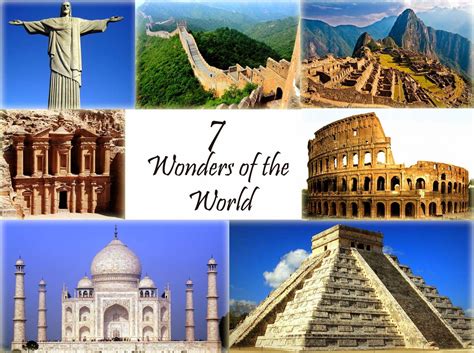 Seven Wonders of the World. | 7 world wonders, Wonders of the world, World seven wonders