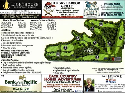 Course Map - Peninsula Golf Course