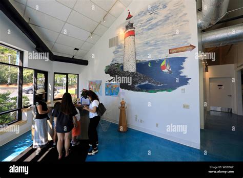 Visitors in the reception for the factory tour of Cape Cod Potato Chip ...