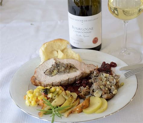 Stuffed Pork Loin Roast With Port Cranberry Sauce - The Wine Lover's Kitchen