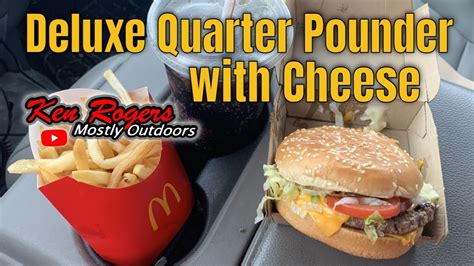 Deluxe Quarter Pounder with Cheese | Fast Food Review - YouTube