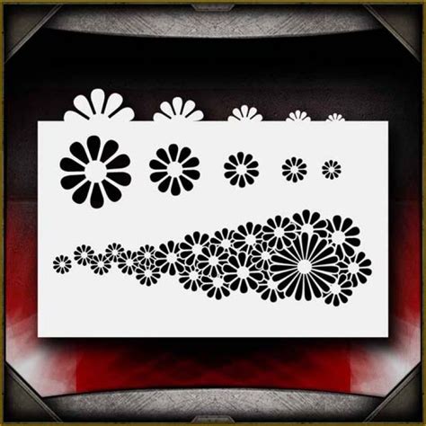 Flowers | Stencil template, Flower stencil, Stencils