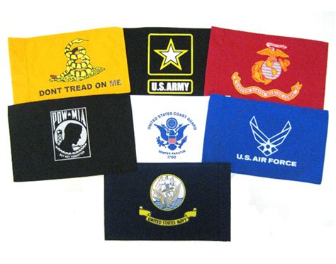 U.S. Military Branches 6" x 9" Flags