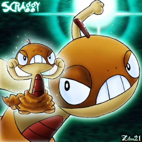 Scraggy by grim-zitos on DeviantArt