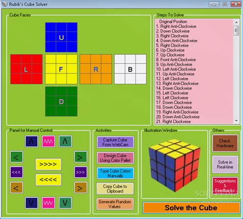 Rubik's Cube Solver 1.0 - Download, Review, Screenshots