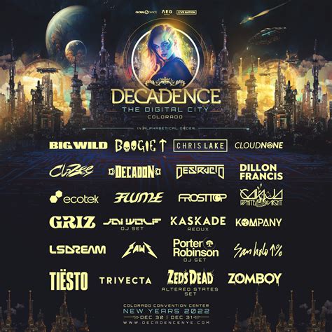 Decadence Lineup 2024 Denver - Yetta Katerine