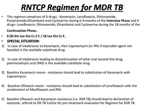 Principle of mdr tb management