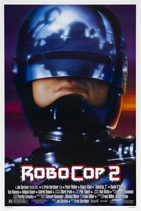 ROBOCOP 2 MOVIE POSTER 2 Sided ORIGINAL FINAL 27x41 PETER WELLER JOHN GLOVER | eBay