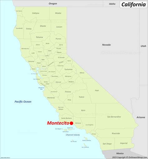 Montecito Map | California, U.S. | Discover Montecito with Detailed Maps