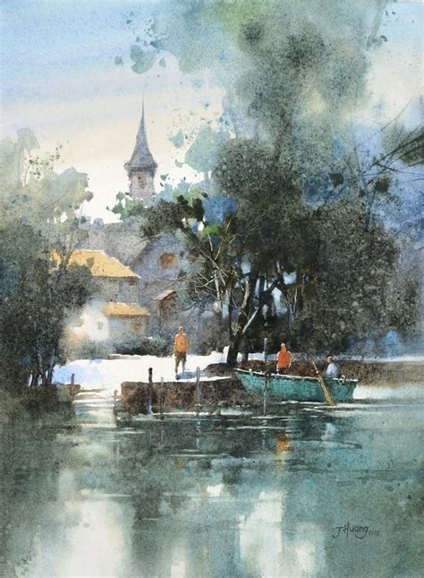 Watercolor workshop by Chien Chung-Wei at Ichen Art Academy - Ichen Art Academy