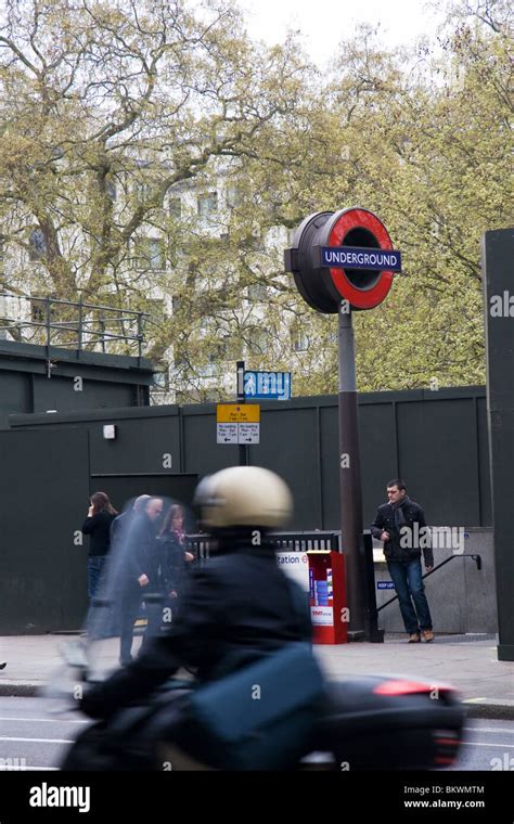 Green Park tube exit in early spring, London Stock Photo - Alamy