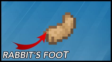 How To Use Rabbit's Foot In Minecraft? - YouTube