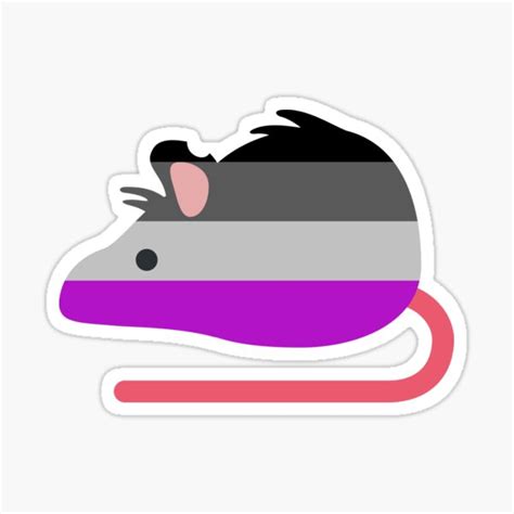 "Asexual rat" Sticker for Sale by evswhatevs | Redbubble