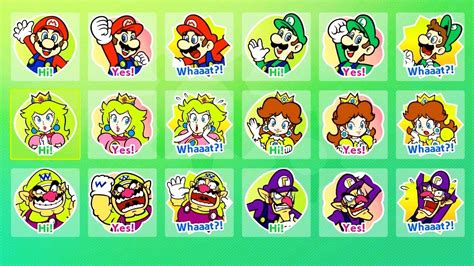 Mario Party Superstars - All Stickers - YouTube